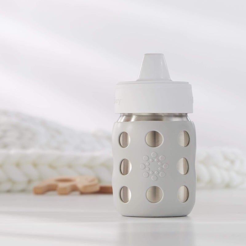 Lifefactory Hard Sippy Cap for 8-Ounce Wide Mouth Baby Bottles White, 1-Pack,LG92WH6 - Image 3